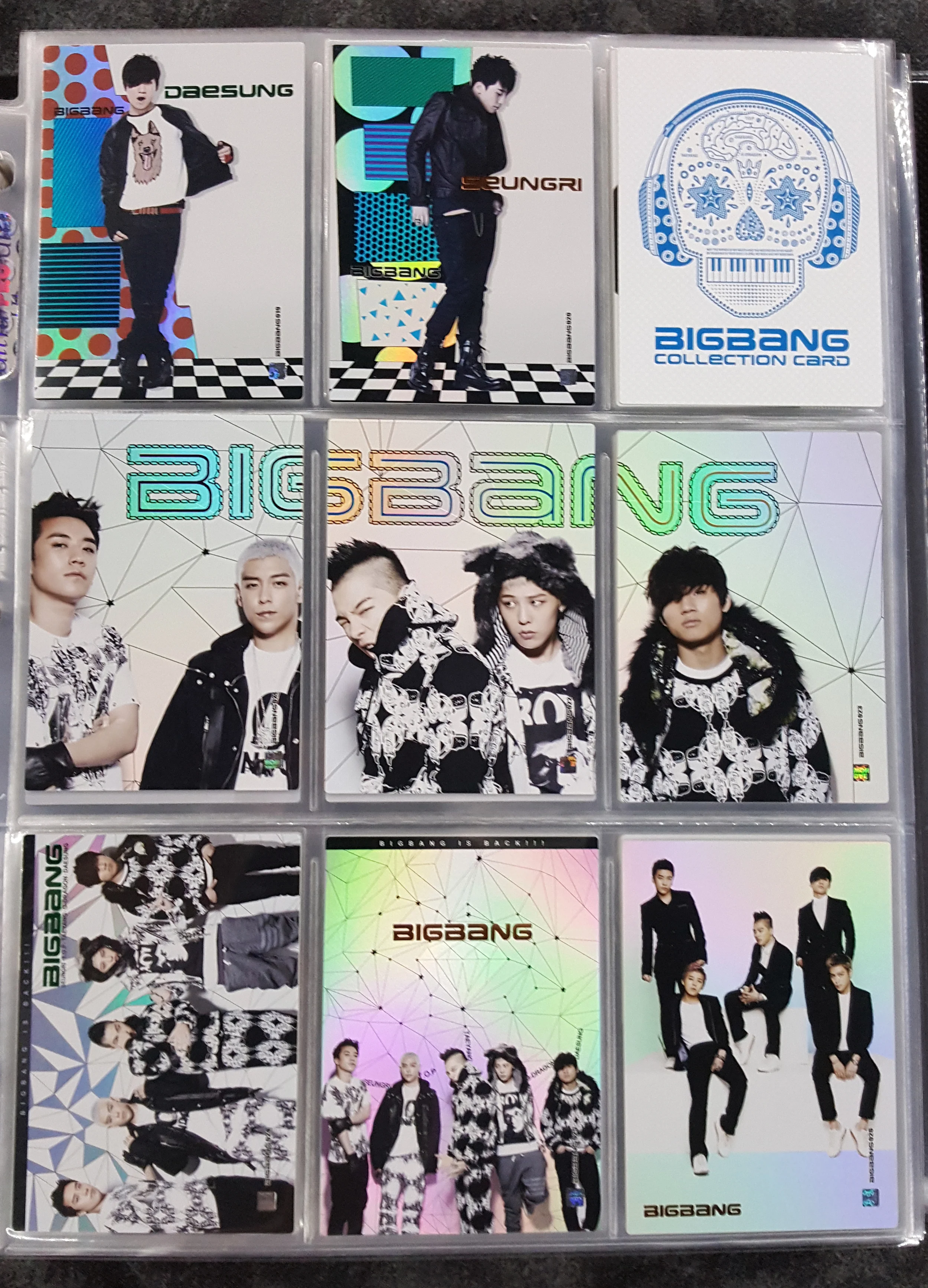 BIGBANG　コレクションカード　コンプリート　１００種類　トレカ 2011 - Official Collection Cards - Full Set of 100 — my BIGBANG